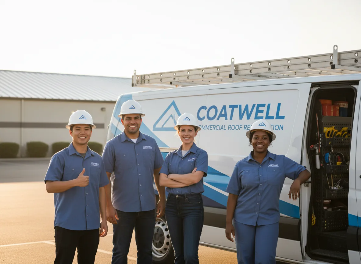 Commercial roof coating company in Wiergate, TX