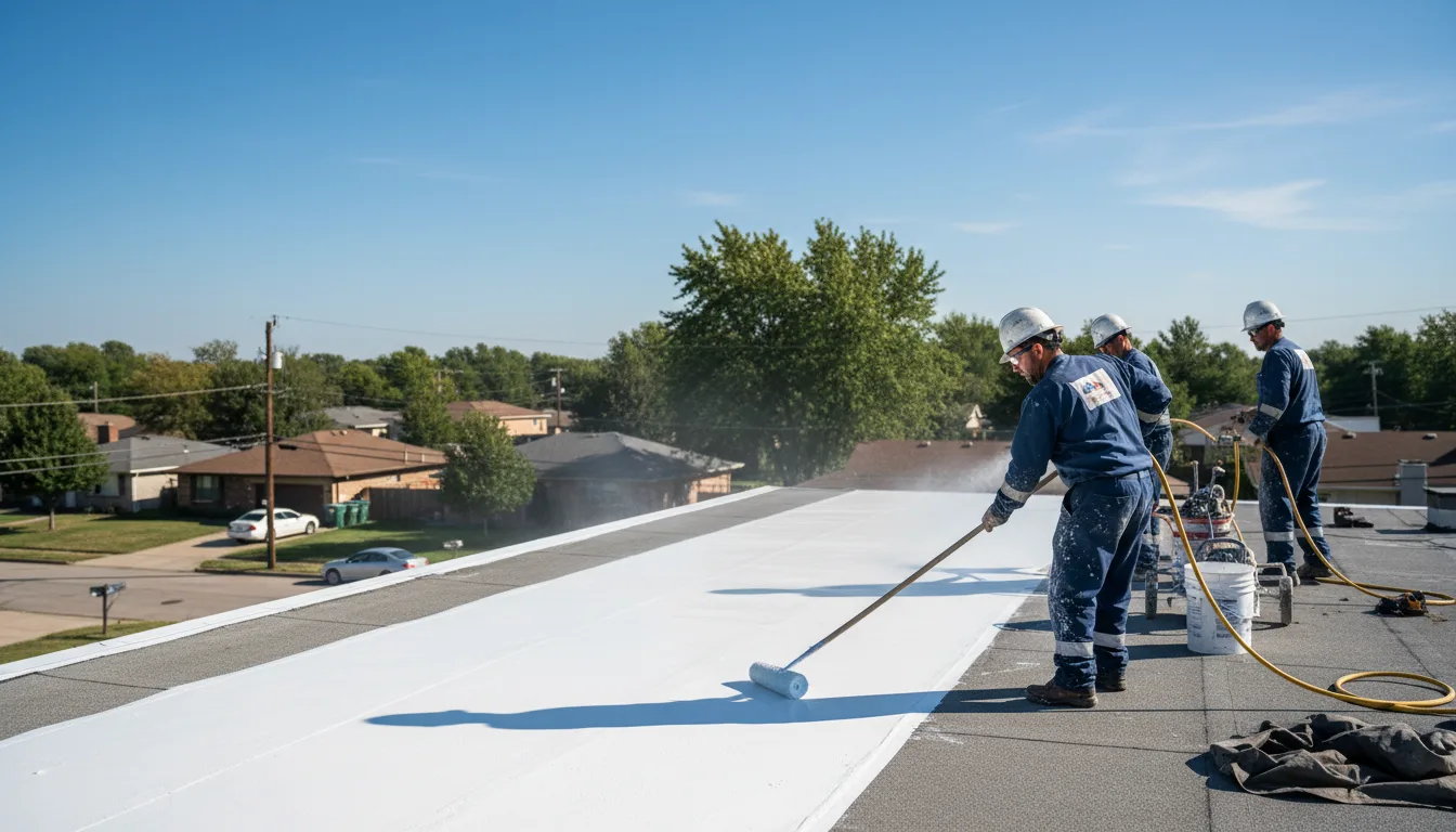 Commercial roof coating in Wiergate, TX near me